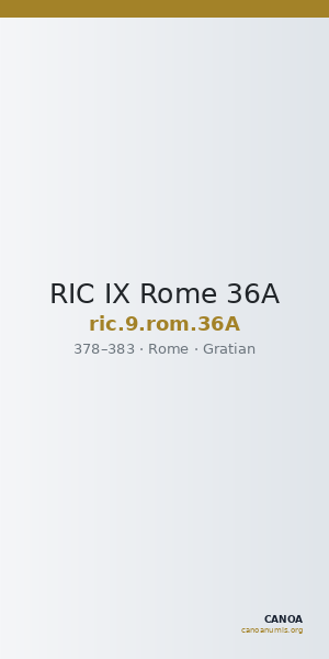 RIC IX Rome 36A — CANOA