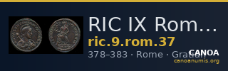 RIC IX Rome 37 — CANOA