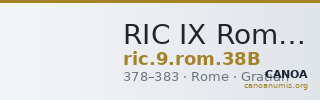 RIC IX Rome 38B — CANOA