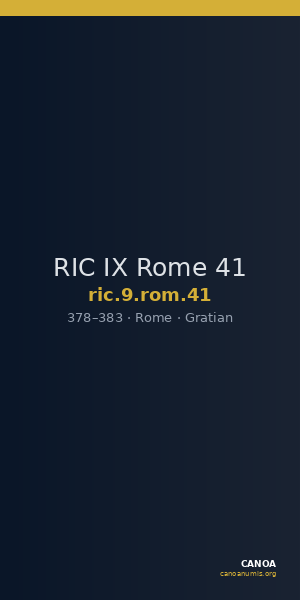 RIC IX Rome 41 — CANOA
