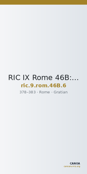 RIC IX Rome 46B: Subtype 6 — CANOA