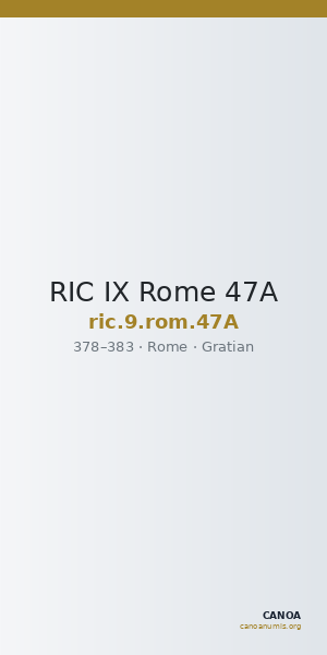 RIC IX Rome 47A — CANOA
