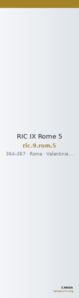 RIC IX Rome 5 — CANOA