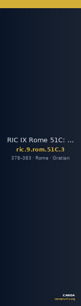 RIC IX Rome 51C: Subtype 3 — CANOA