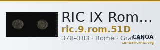 RIC IX Rome 51D — CANOA