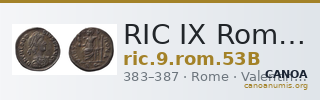 RIC IX Rome 53B — CANOA
