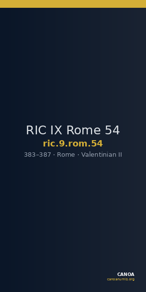 RIC IX Rome 54 — CANOA