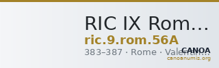 RIC IX Rome 56A — CANOA