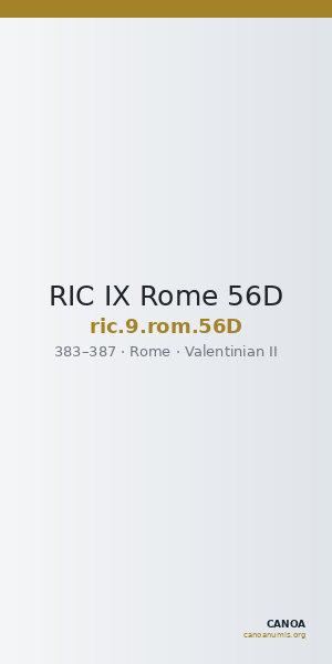 RIC IX Rome 56D — CANOA