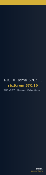 RIC IX Rome 57C: Subtype 10 — CANOA