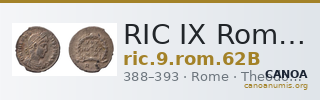RIC IX Rome 62B — CANOA