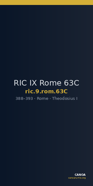 RIC IX Rome 63C — CANOA