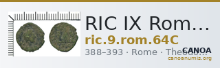 RIC IX Rome 64C — CANOA