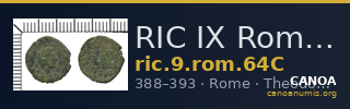 RIC IX Rome 64C — CANOA