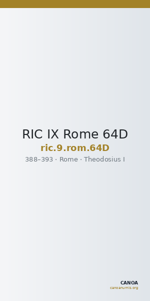 RIC IX Rome 64D — CANOA