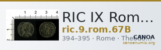 RIC IX Rome 67B — CANOA