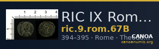 RIC IX Rome 67B — CANOA