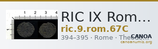 RIC IX Rome 67C — CANOA