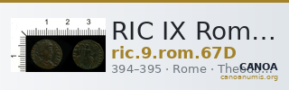RIC IX Rome 67D — CANOA