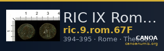 RIC IX Rome 67F — CANOA