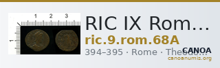 RIC IX Rome 68A — CANOA