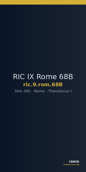 RIC IX Rome 68B — CANOA