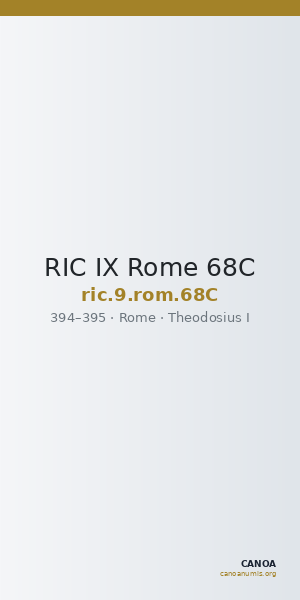 RIC IX Rome 68C — CANOA