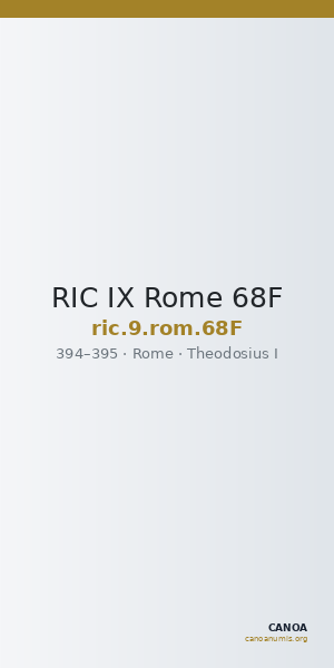 RIC IX Rome 68F — CANOA