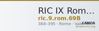 RIC IX Rome 69B — CANOA