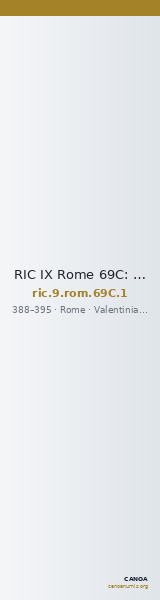 RIC IX Rome 69C: Subtype 1 — CANOA