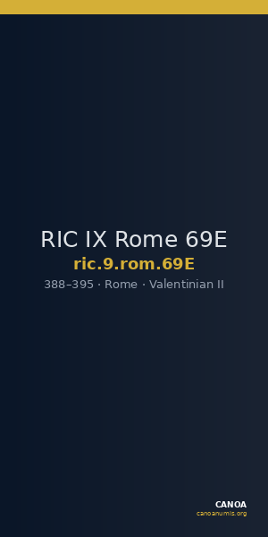 RIC IX Rome 69E — CANOA