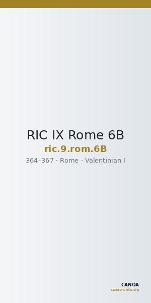 RIC IX Rome 6B — CANOA