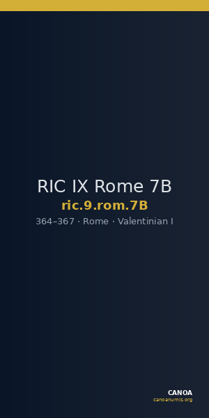 RIC IX Rome 7B — CANOA
