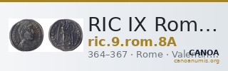 RIC IX Rome 8A — CANOA