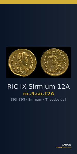 RIC IX Sirmium 12A — CANOA
