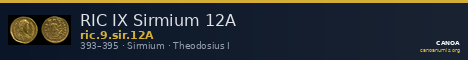 RIC IX Sirmium 12A — CANOA