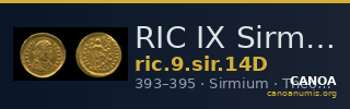 RIC IX Sirmium 14D — CANOA