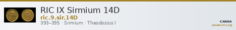 RIC IX Sirmium 14D — CANOA
