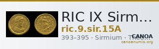 RIC IX Sirmium 15A — CANOA