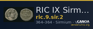 RIC IX Sirmium 2 — CANOA