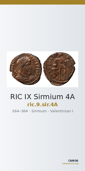 RIC IX Sirmium 4A — CANOA