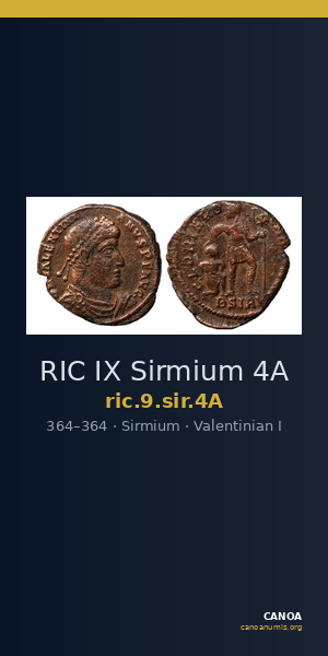 RIC IX Sirmium 4A — CANOA