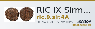 RIC IX Sirmium 4A — CANOA