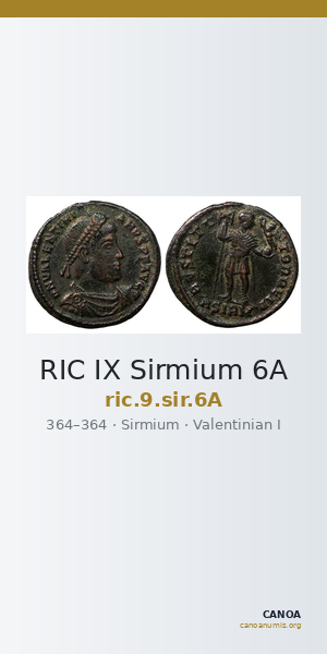 RIC IX Sirmium 6A — CANOA