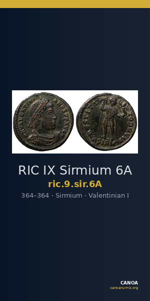 RIC IX Sirmium 6A — CANOA