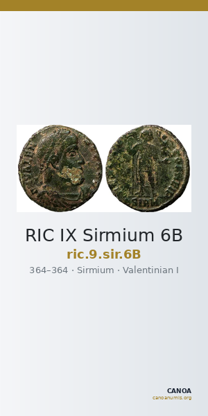 RIC IX Sirmium 6B — CANOA