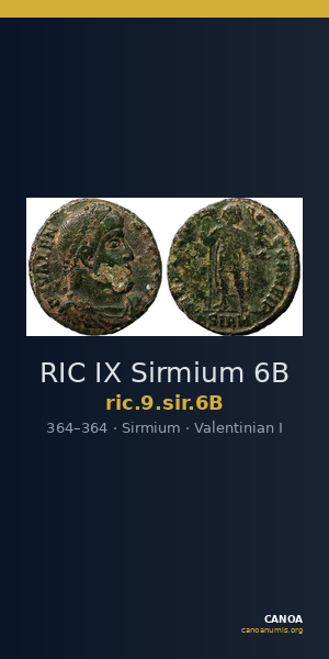RIC IX Sirmium 6B — CANOA