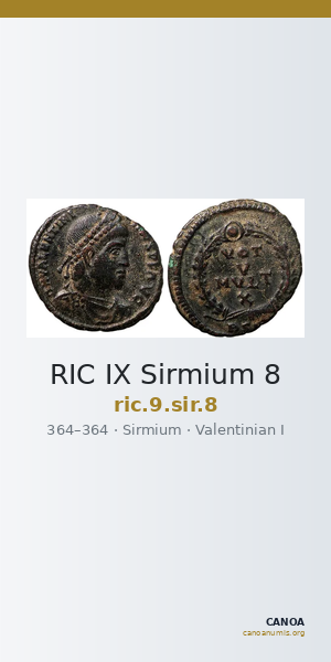 RIC IX Sirmium 8 — CANOA