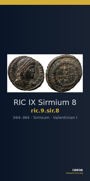 RIC IX Sirmium 8 — CANOA