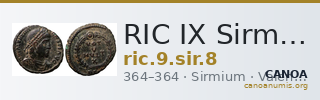 RIC IX Sirmium 8 — CANOA